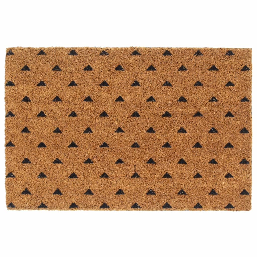 VidaXL Dørmåtte 40x60 cm tuftet kokosfiber natur