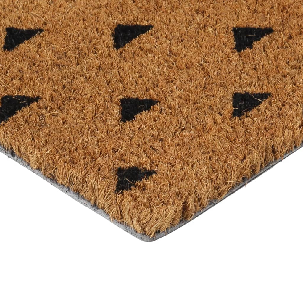 VidaXL Dørmåtte 40x60 cm tuftet kokosfiber natur