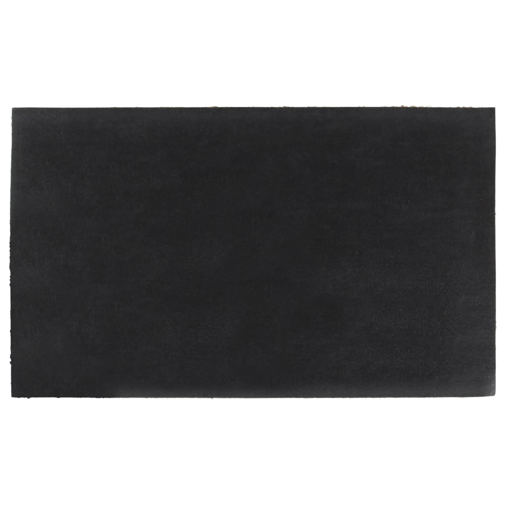 Vidaxx dørmåtte 45x75 cm tuftet kokosfiber natur