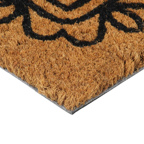 Vidaxx dørmåtte 45x75 cm tuftet kokosfiber natur