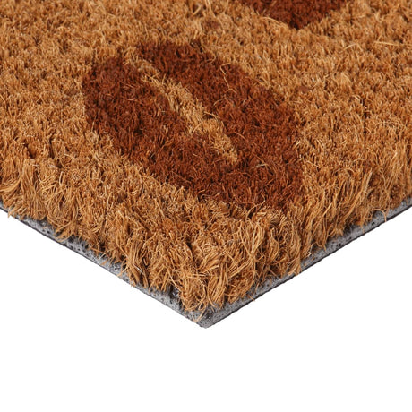 VidaXL Dørmåtte 40x60 cm tuftet kokosfiber natur