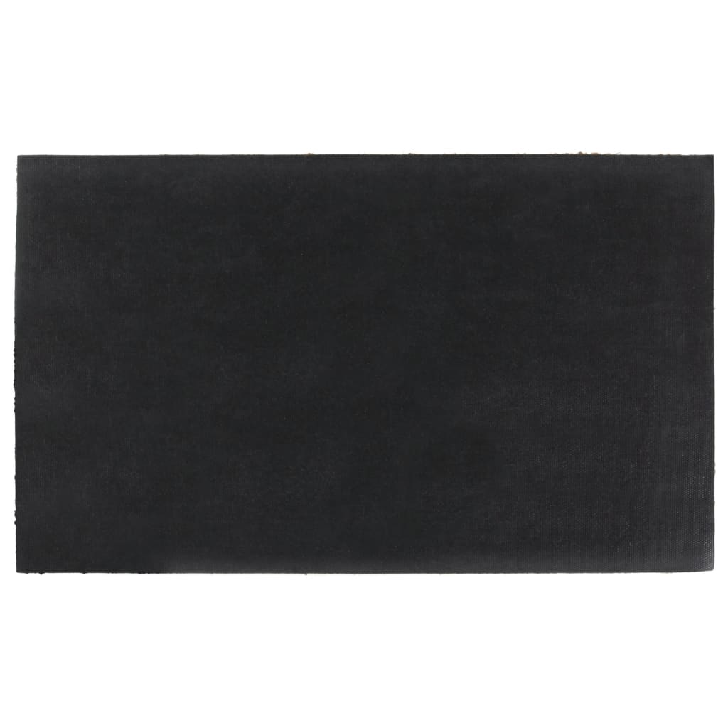Vidaxx dørmåtte 45x75 cm tuftet kokosfiber natur