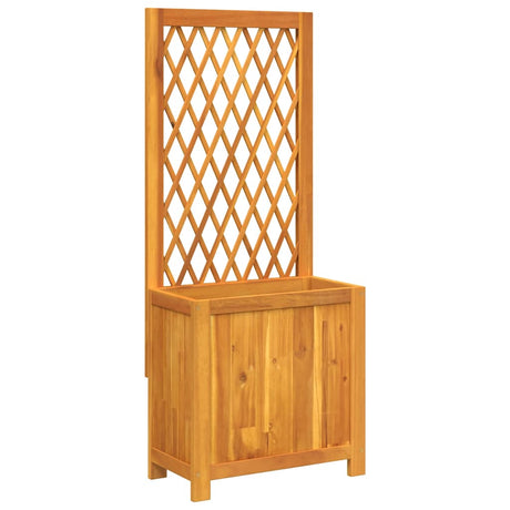 Vidaxx plantekasse med espalier 55x29,5x132 cm massivt akacietræ