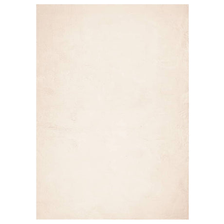 VidaXL tæppe huarte kort luv blødt vaskbart 160x230 cm beige