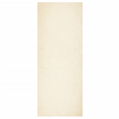 Vidaxx tæppe huarte kort luv blød vaskbar 80x200 cm creme