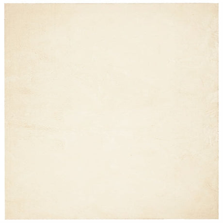 VidaXL tæppe huarte kort luv blød vaskbar 120x120 cm creme