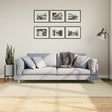 VidaXL tæppe huarte kort luv blød vaskbar 140x200 cm creme