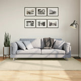 VidaXL tæppe huarte kort luv blød vaskbar 140x200 cm creme