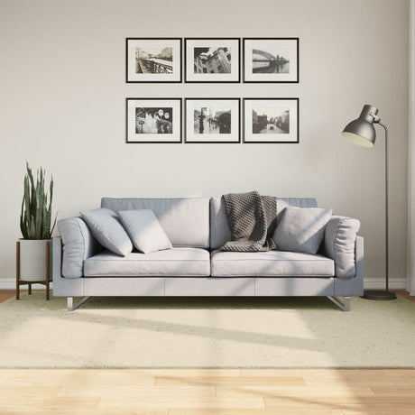 Vidaxx tæppe huarte kort luv blød vaskbar 160x230 cm creme