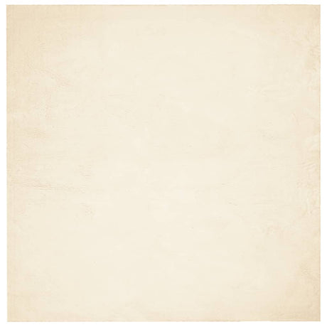 VidaXL tæppe huarte kort luv blødt vaskbart 200x200 cm creme