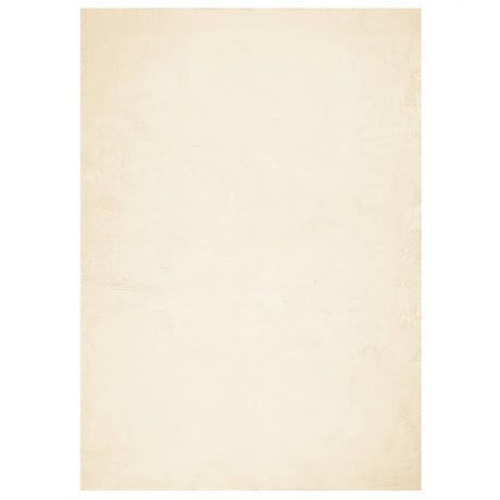 VidaXL tæppe huarte kort luv blød vaskbar 200x280 cm creme