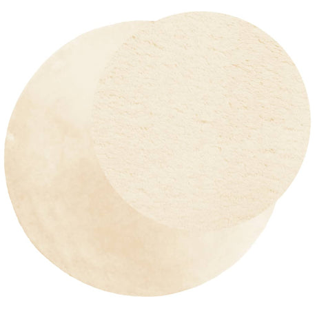 Vidaxl tæppe huarte kort luv blødt vaskbart ø 120 cm creme