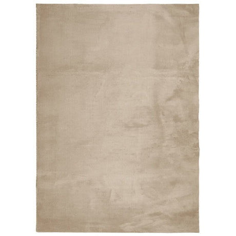 Vidaxx tæppe huarte kort luv blødt vaskbart 240x340cm sandfarvet