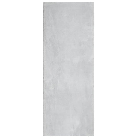 VidaXL tæppe huarte kort luv blødt vaskbart 80x200 cm grå