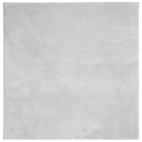 Vidaxx tæppe huarte kort luv blødt vaskbart 120x120 cm grå