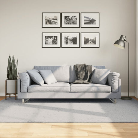 Vidaxx tæppe huarte kort luv blødt vaskbart 160x230 cm grå