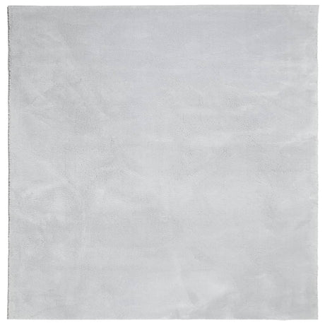 Vidaxx tæppe huarte kort luv blødt vaskbart 200x200 cm grå