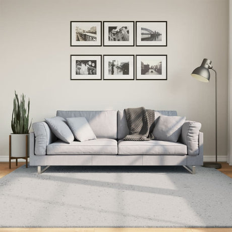 Vidaxx tæppe huarte kort luv blødt vaskbart 200x200 cm grå