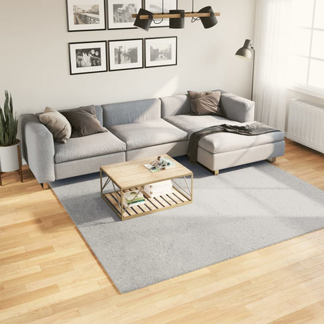 Vidaxx tæppe huarte kort luv blødt vaskbart 240x240 cm grå