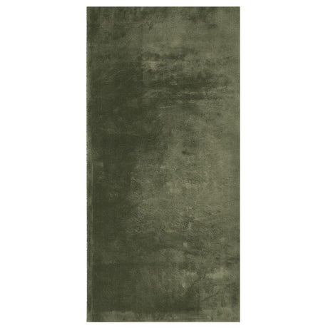 VidaXL tæppe huarte kort luv blødt vaskbart 100x200 cm skovgrønt