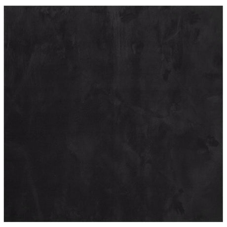 Vidaxx tæppe huarte kort luv blødt vaskbart 160x160 cm sort