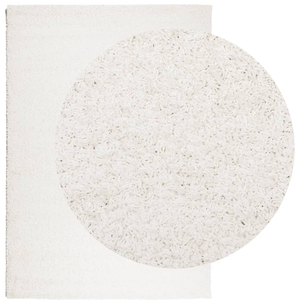 VidaXL tæppe pamplona shaggy dyb luv moderne 160x230 cm creme