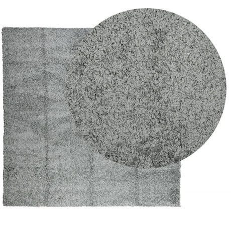 VidaXL tæppe pamplona shaggy dyb luv moderne 160x160 cm grøn