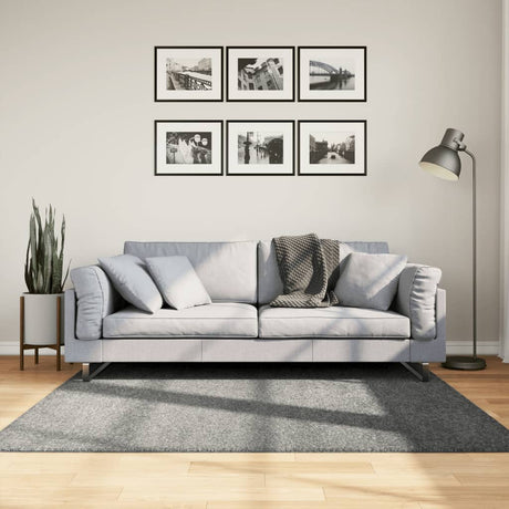 VidaXL tæppe pamplona shaggy dyb luv moderne 160x160 cm grøn