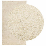 Vidaxx tæppe pamplona shaggy dyb luv moderne 60x110 cm guld farve