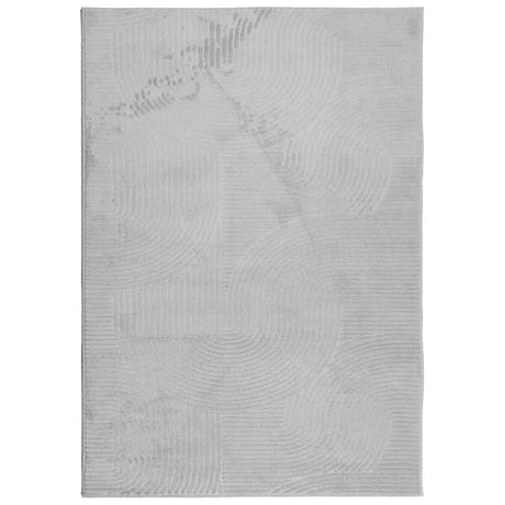 VidaXL tæppe Iza kort luv skandinavisk 120x170 cm grå