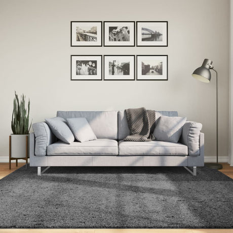 Vidaxx tæppe oviedo lav luv 200x200 cm antracit