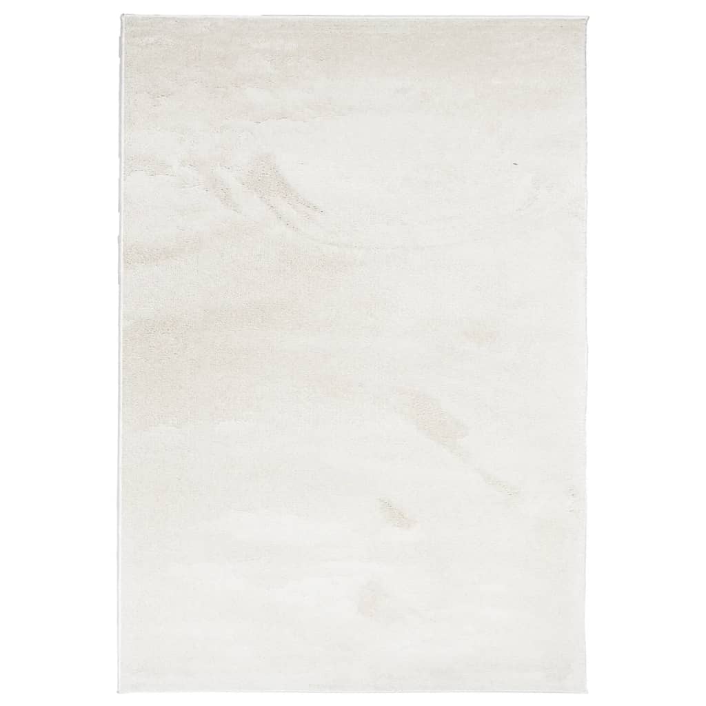 VidaXL tæppe oviedo lav luv 200x280 cm beige
