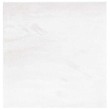 Vidaxx tæppe oviedo lav luv 200x200 cm creme