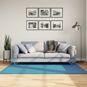 VidaXL tæppe oviedo lav luv 120x170 cm turkis