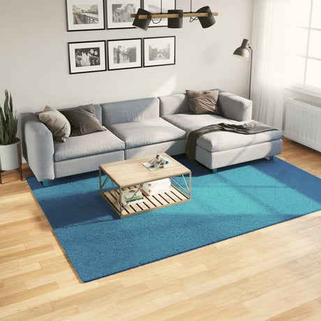 VidaXL tæppe oviedo lav luv 200x280 cm turkis