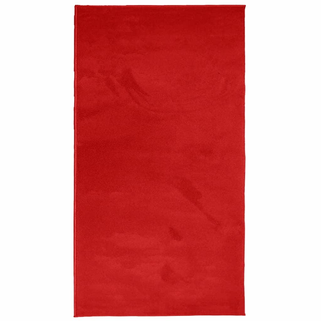 VidaXL tæppe oviedo lav luv 60x110 cm rødt