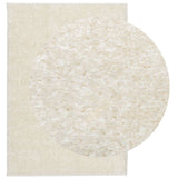 Vidaxx tæppe istan høj luv blank 160x230 cm cremefarvet