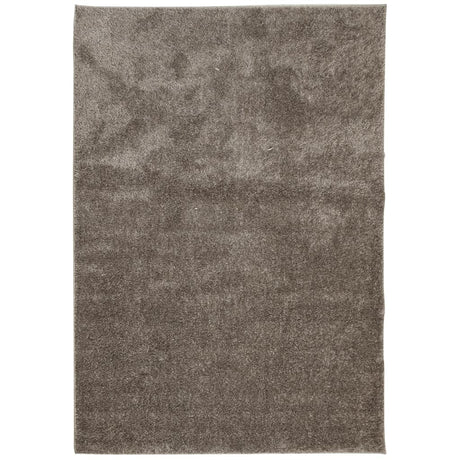 VidaXL tæppe istan høj luv blank 160x230 cm grå