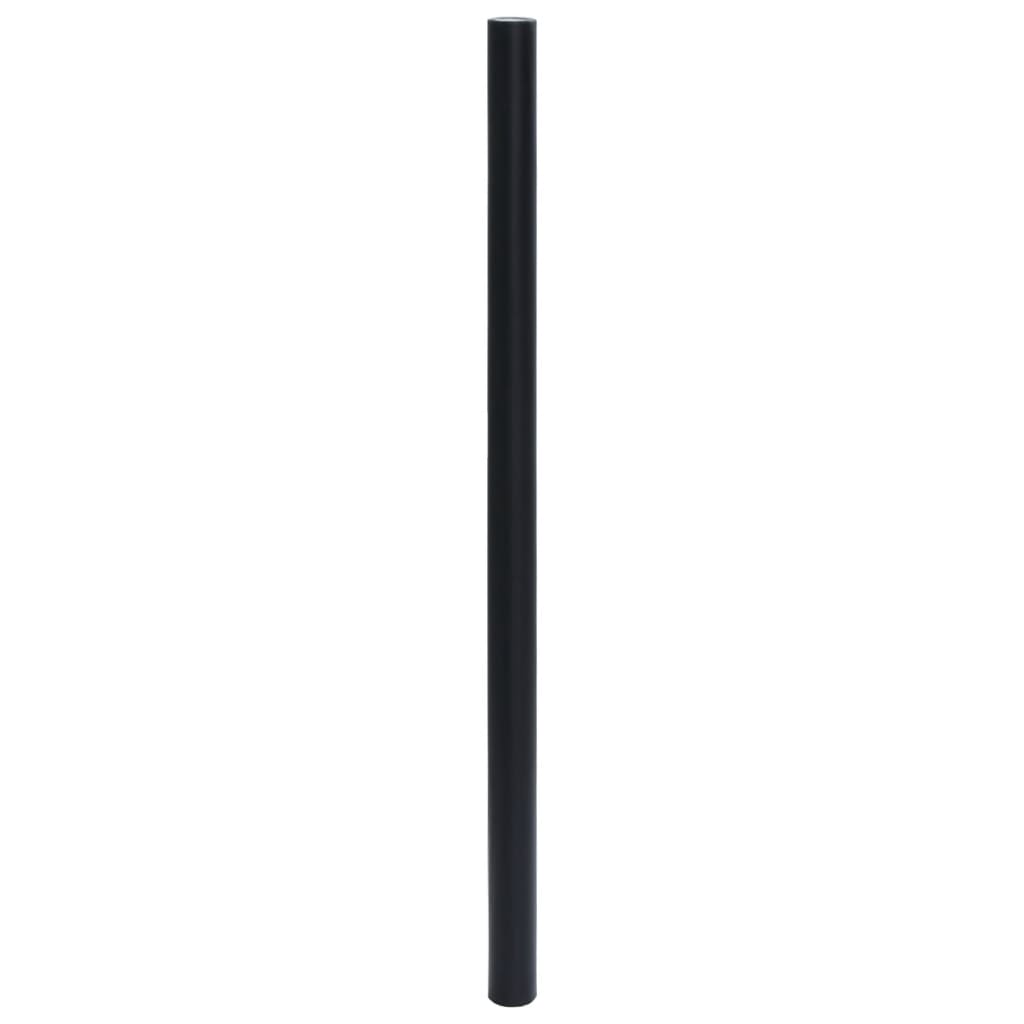 Vidaxx møbelklistermærke selvklæbende mat sort 90x500 cm PVC
