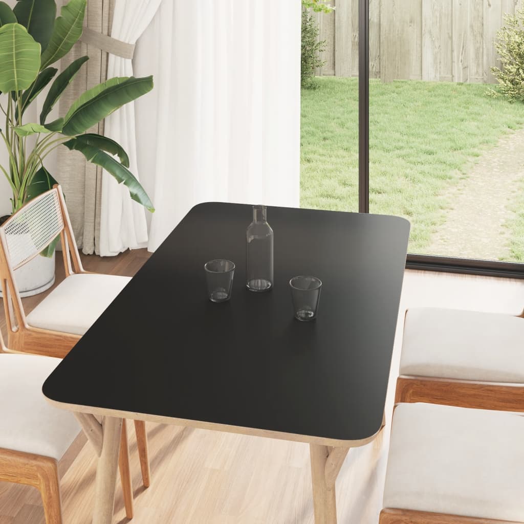 Vidaxx møbelklistermærke selvklæbende mat sort 90x500 cm PVC