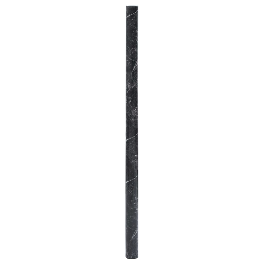 Vidaxxl møbelfolie selvklæbende 90x500 cm PVC marmor sort