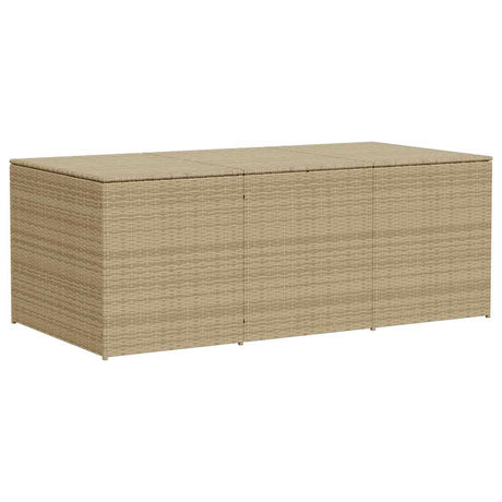 Vidaxl tuinbox 984 l poly rattan gemengd beige