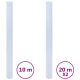 VidaXL Vinduesfilm 3 stk statisk mat PVC transparent grå