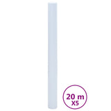VidaXL Vinduesfilm 5 stk statisk mat PVC transparent hvid