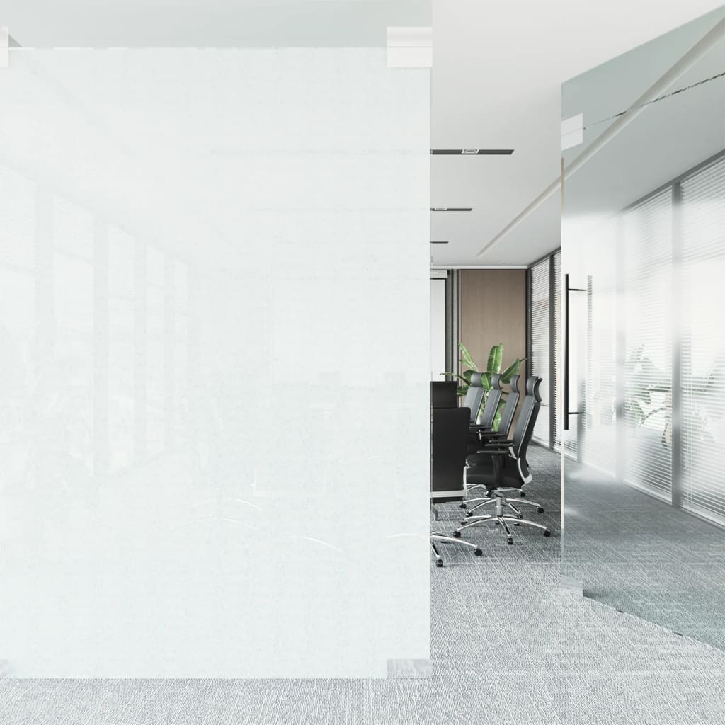 VidaXL Vinduesfilm 3 stk statisk mat PVC transparent hvid