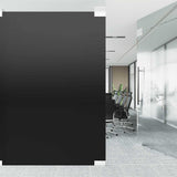 VidaXL Vinduesfilm 3 stk statisk mat PVC sort