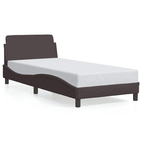 Vidaxl bedframe dover 80x200 cm stof donkerbruin