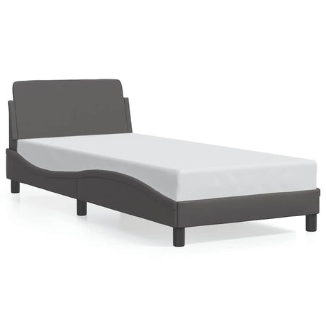 Vidaxl bedframe dover kunstleer grijs 80x200 cm