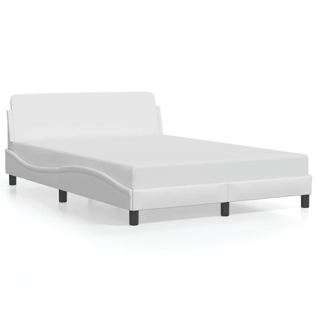 Vidaxl bedframe dover kunstleer wit 140x190 cm