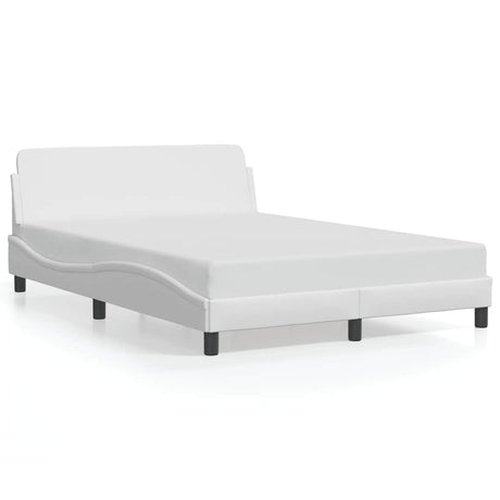 Vidaxl bedframe dover kunstleer wit 140x190 cm